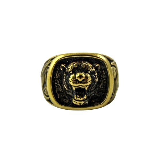 
                      
                        Tiger Brass Ring - Kingdom Jewelry
                      
                    