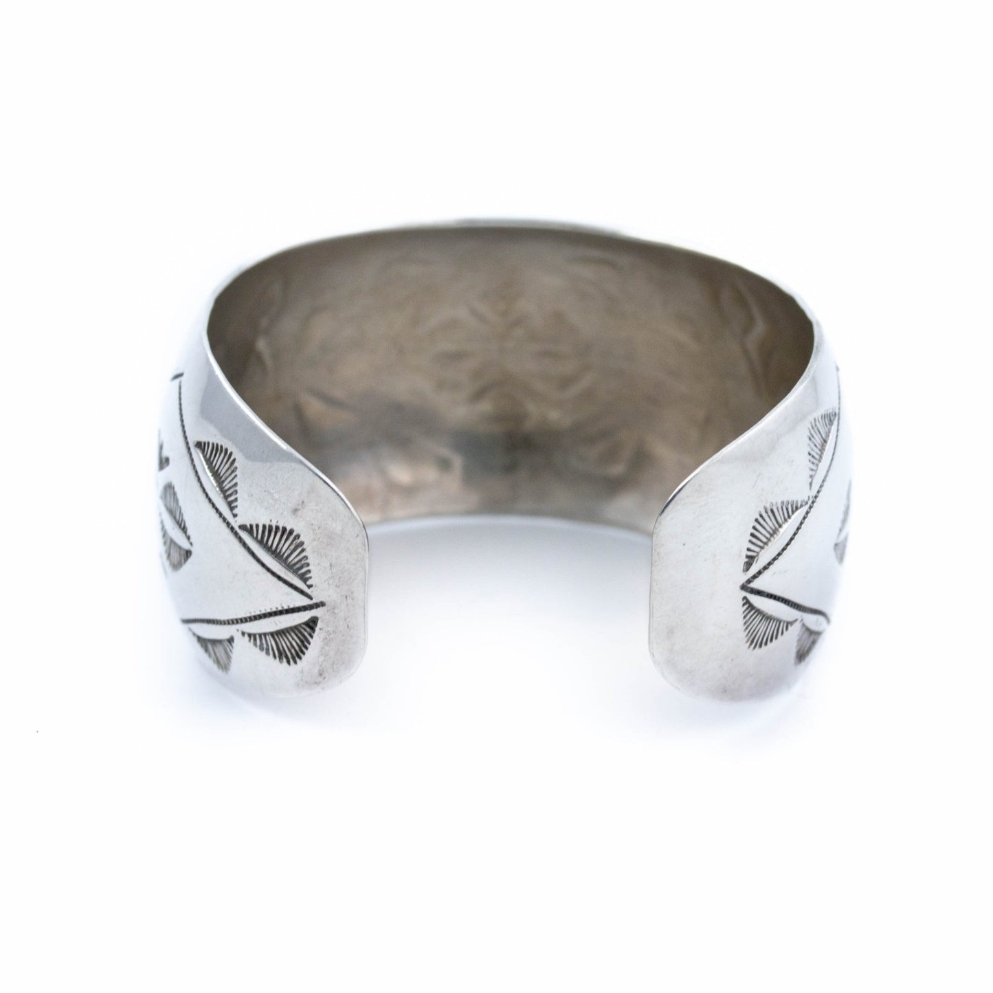 Traditionally Stamped Navajo Cuff - Kingdom Jewelry