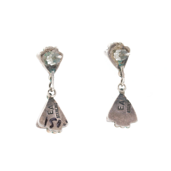 Triangle Cut Turquoise Navajo Earrings - Kingdom Jewelry