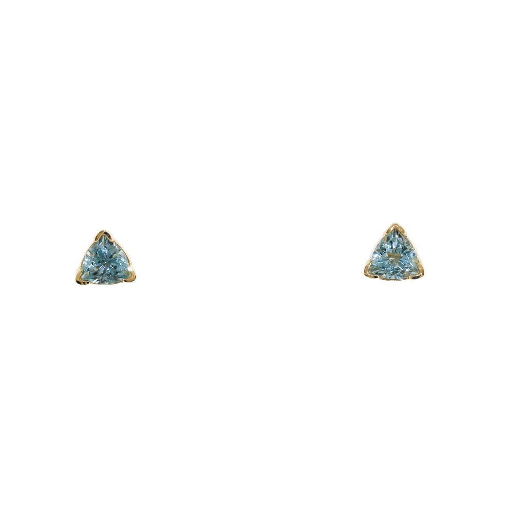 
                      
                        Trillion 14k Aqua Studs - Kingdom Jewelry
                      
                    