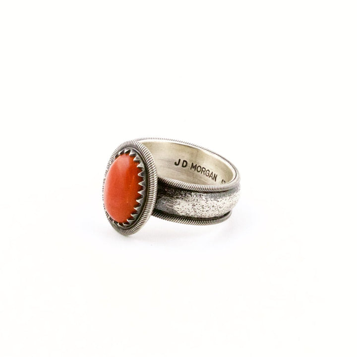Tufa Cast Coral Ring - Kingdom Jewelry