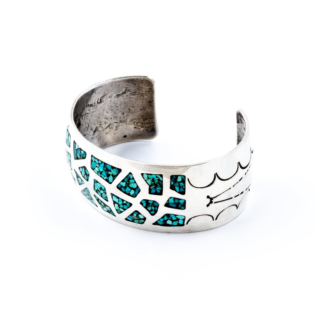 
                      
                        Turquoise Chip Inlay Cuff - Kingdom Jewelry
                      
                    