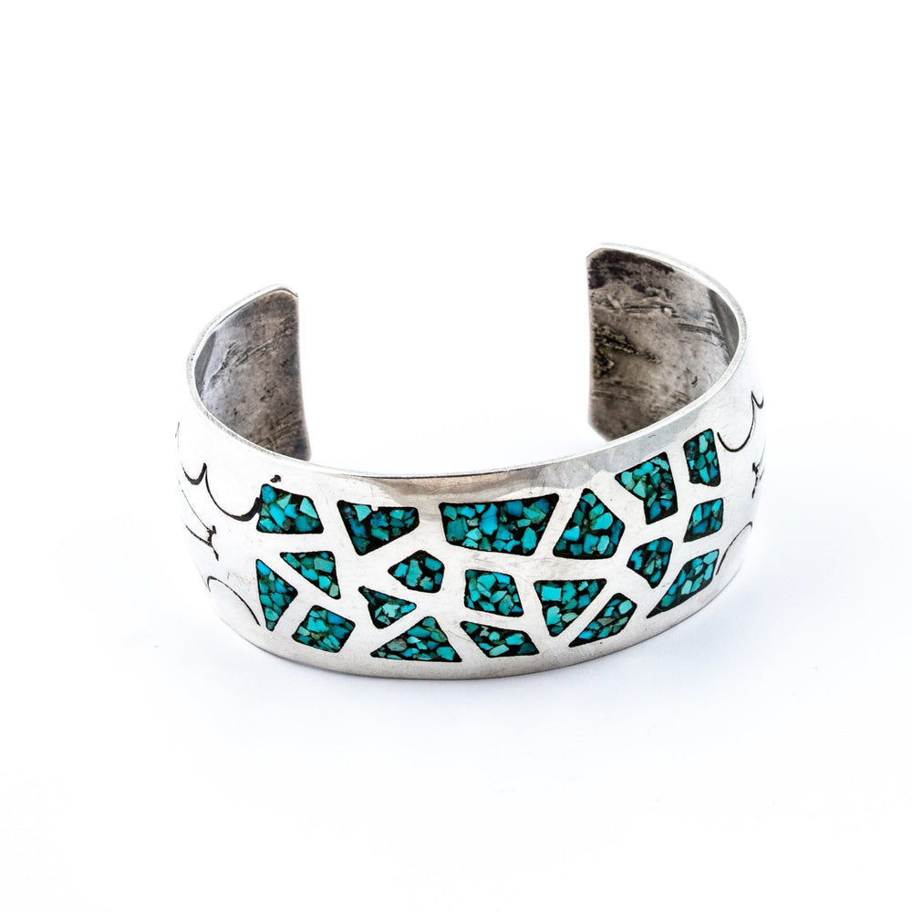 
                      
                        Turquoise Chip Inlay Cuff - Kingdom Jewelry
                      
                    