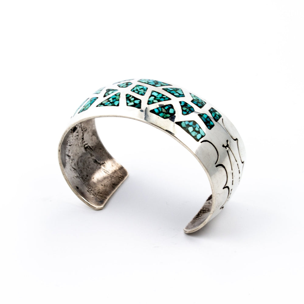 
                      
                        Turquoise Chip Inlay Cuff - Kingdom Jewelry
                      
                    