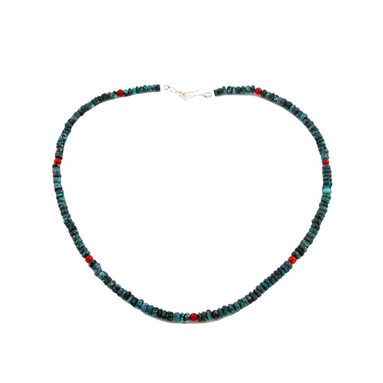 Load image into Gallery viewer, Turquoise Coral Choker Necklace - Kingdom Jewelry
