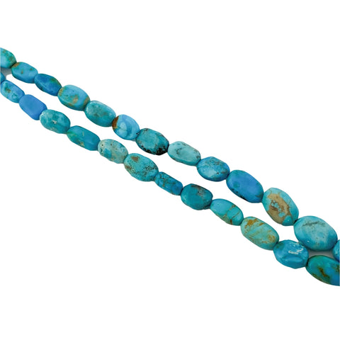 Turquoise Nugget Beaded Necklace - Kingdom Jewelry