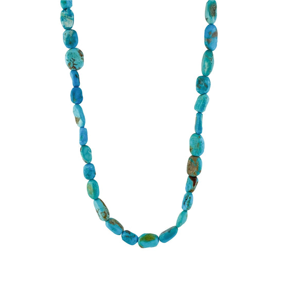 Load image into Gallery viewer, Turquoise Nugget Beaded Necklace - Kingdom Jewelry
