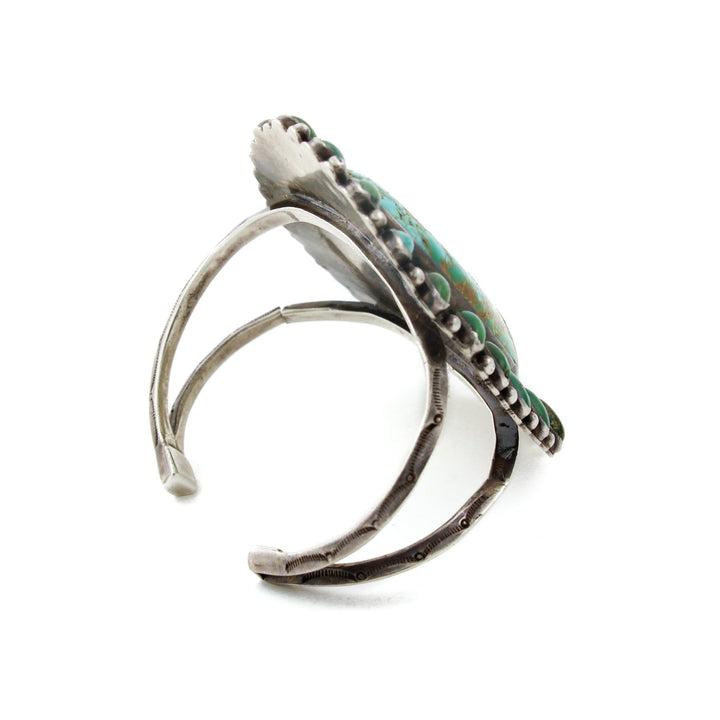 Turquoise Vintage Navajo Cuff 1960 - Kingdom Jewelry