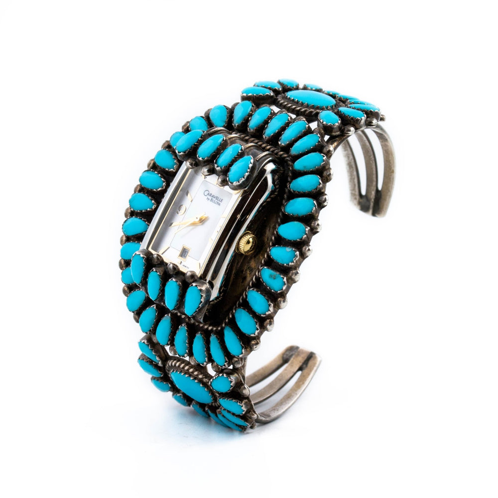 
                      
                        Turquoise Zuni Cuff Watch - Kingdom Jewelry
                      
                    