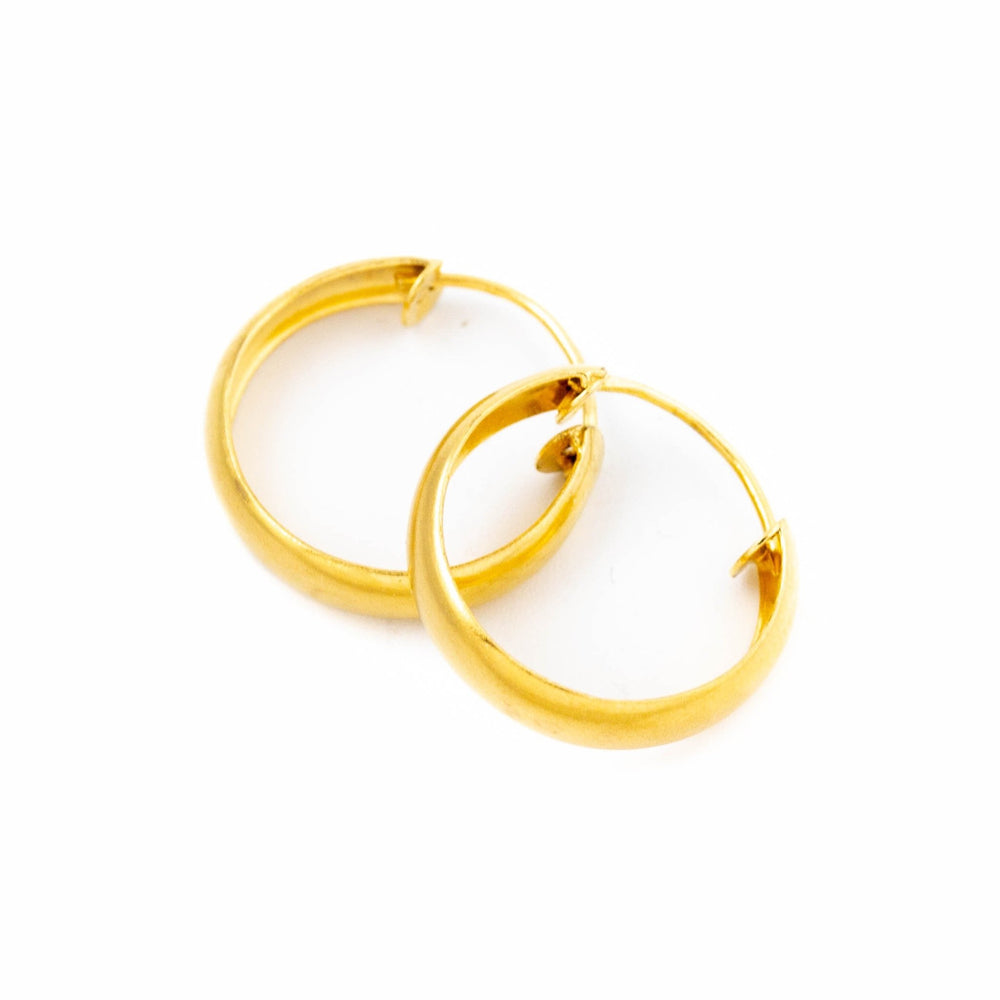 U-Cut Hoop Earrings - Kingdom Jewelry