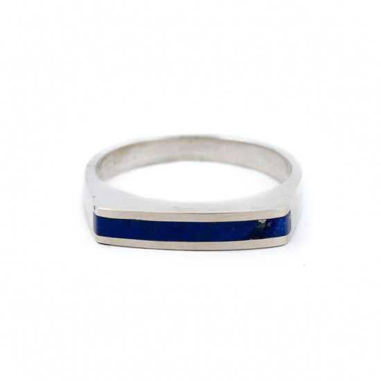 Ultra Slim Lapis Ring - Kingdom Jewelry