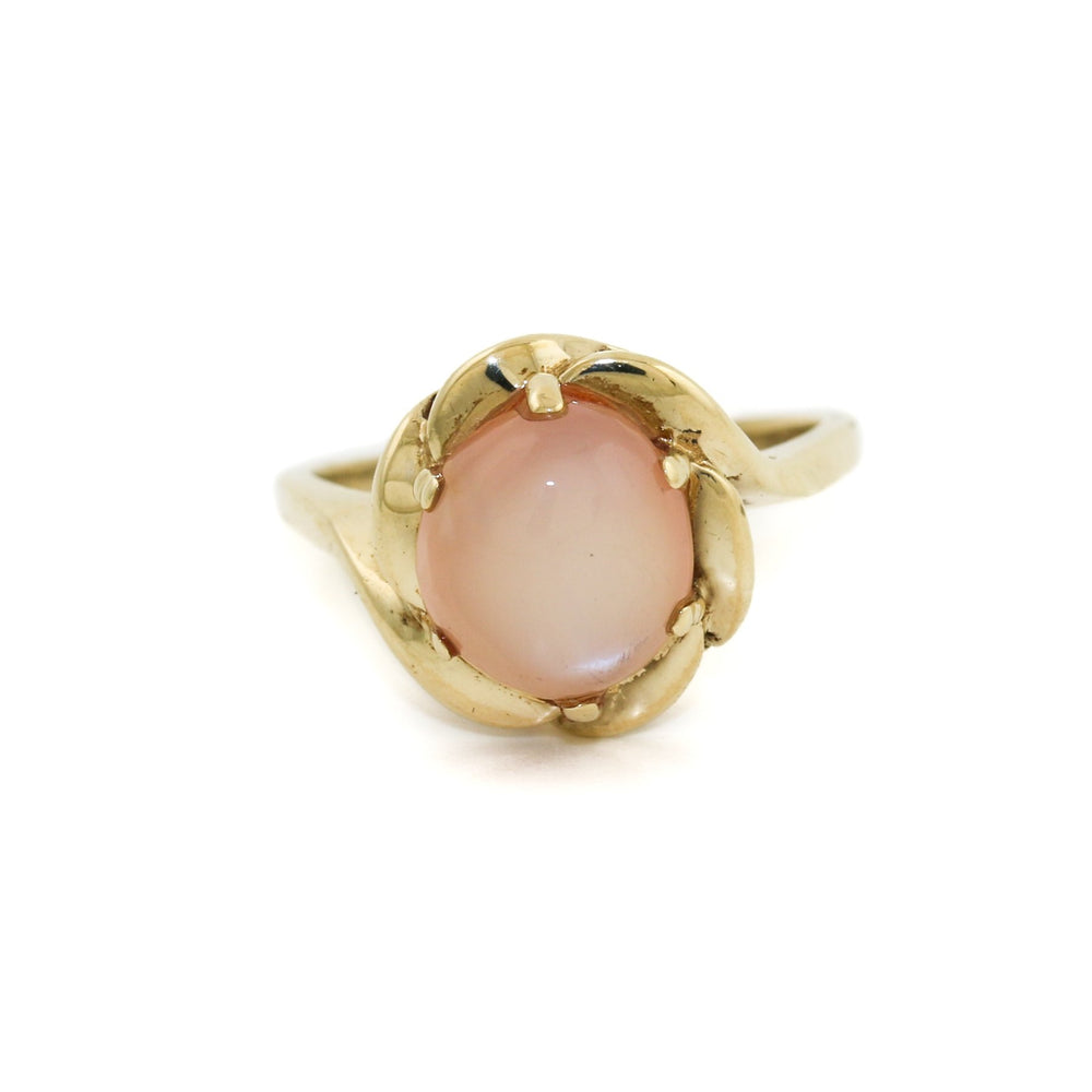 Vintage 10k Gold Ring x Moonstone - Kingdom Jewelry