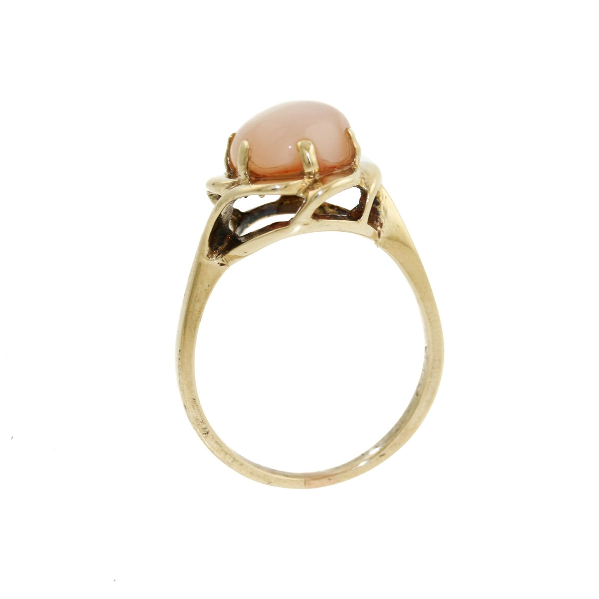 Vintage 10k Gold Ring x Moonstone - Kingdom Jewelry
