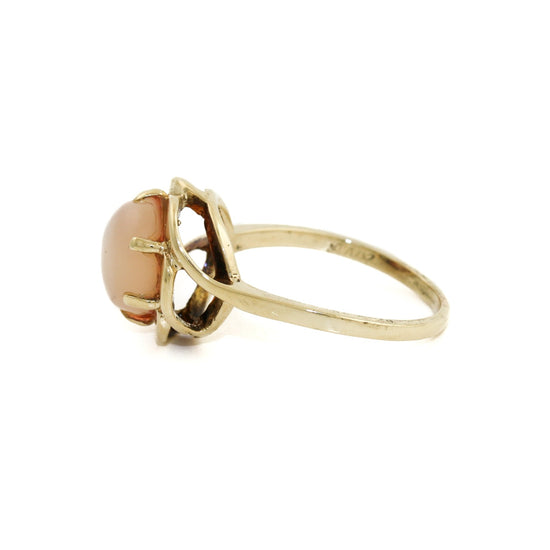 Vintage 10k Gold Ring x Moonstone - Kingdom Jewelry