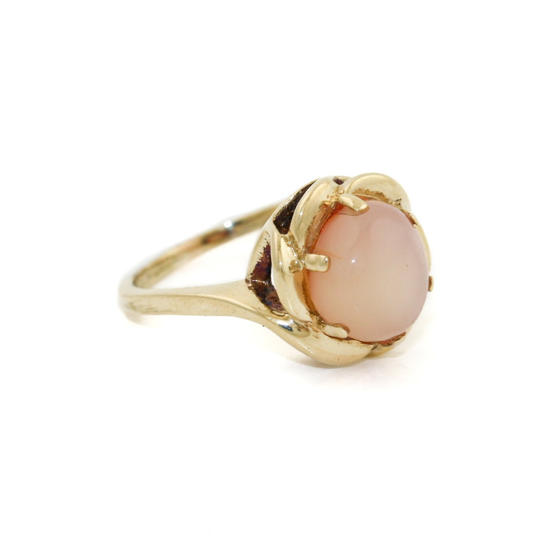 Vintage 10k Gold Ring x Moonstone - Kingdom Jewelry