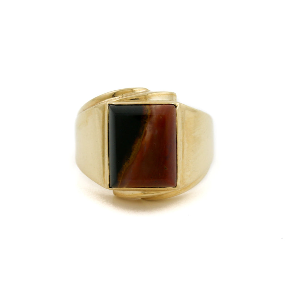 
                      
                        Vintage 10k Gold x Two-Tone Jasper Signet - Kingdom Jewelry
                      
                    