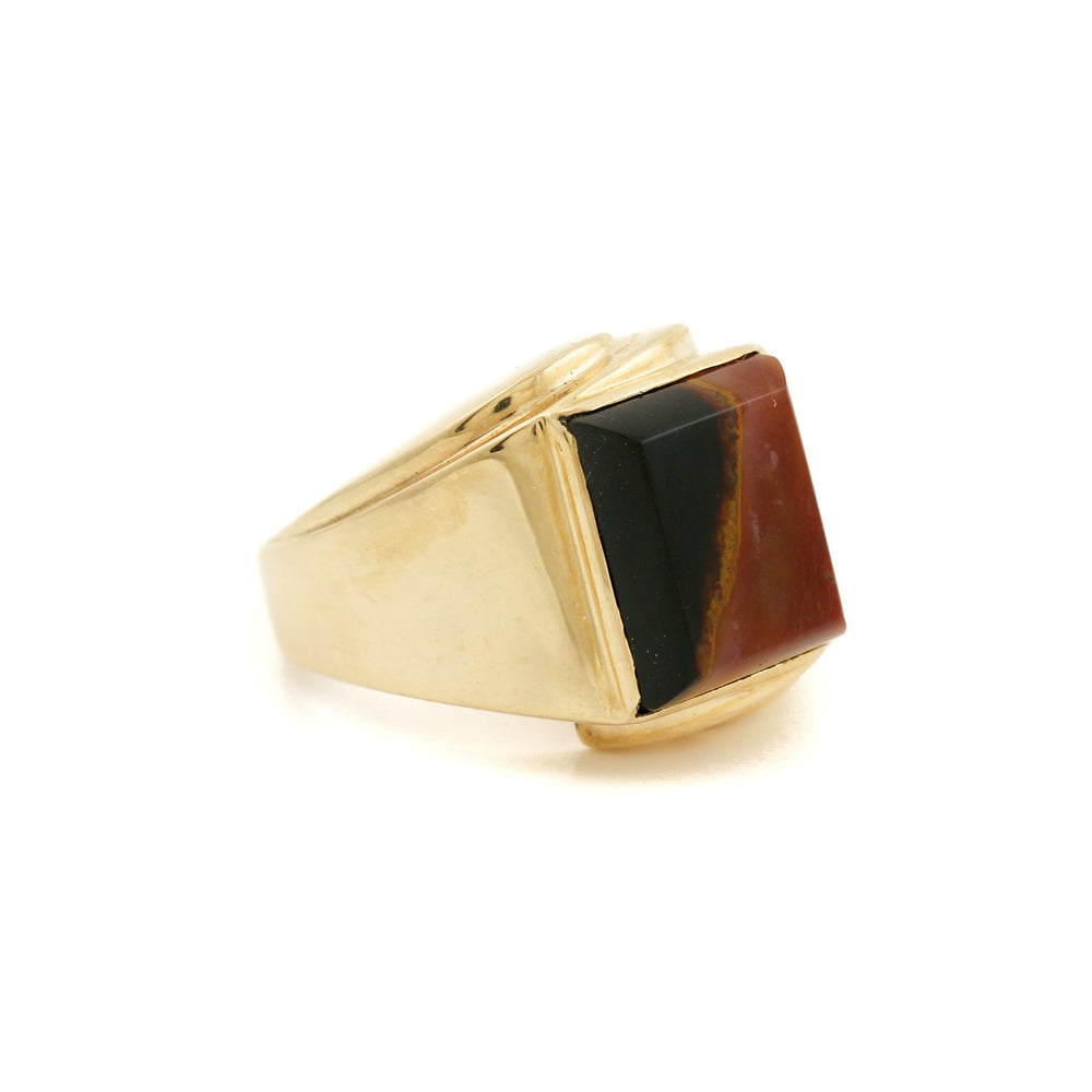 
                      
                        Vintage 10k Gold x Two-Tone Jasper Signet - Kingdom Jewelry
                      
                    