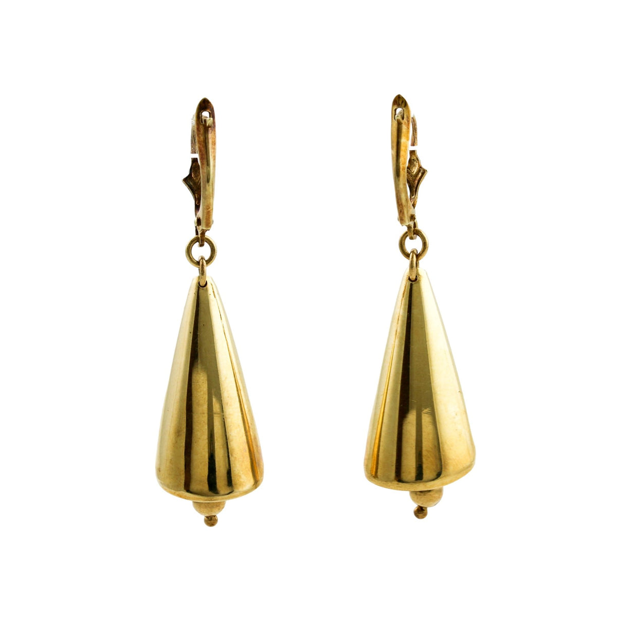 Vintage 14k Gold Drop Earrings - Kingdom Jewelry