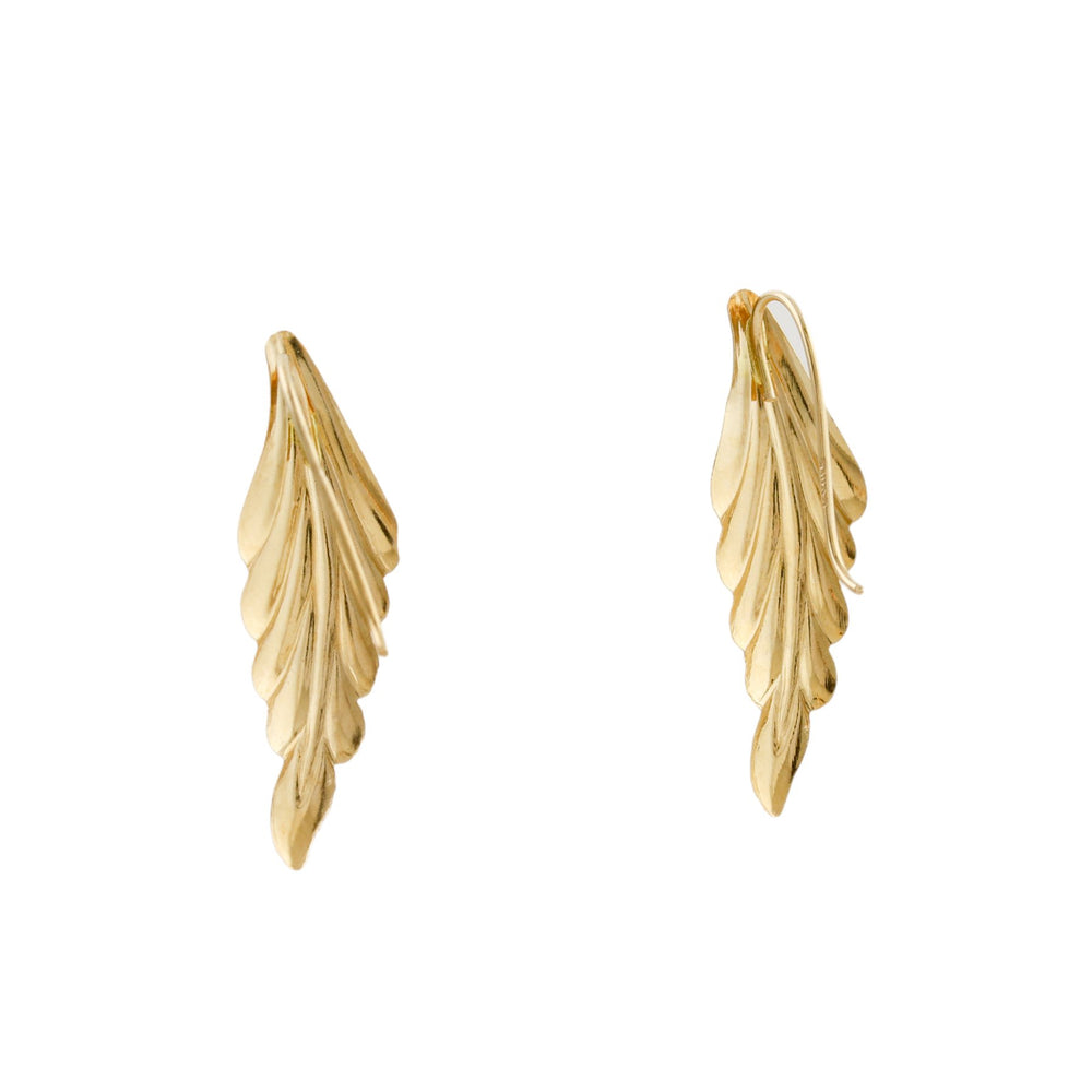 
                      
                        Vintage 14k Gold x Leaf Earrings - Kingdom Jewelry
                      
                    