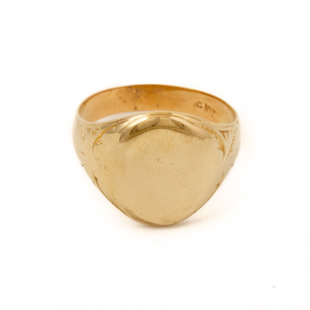 
                      
                        Vintage Gold Signet - Kingdom Jewelry
                      
                    