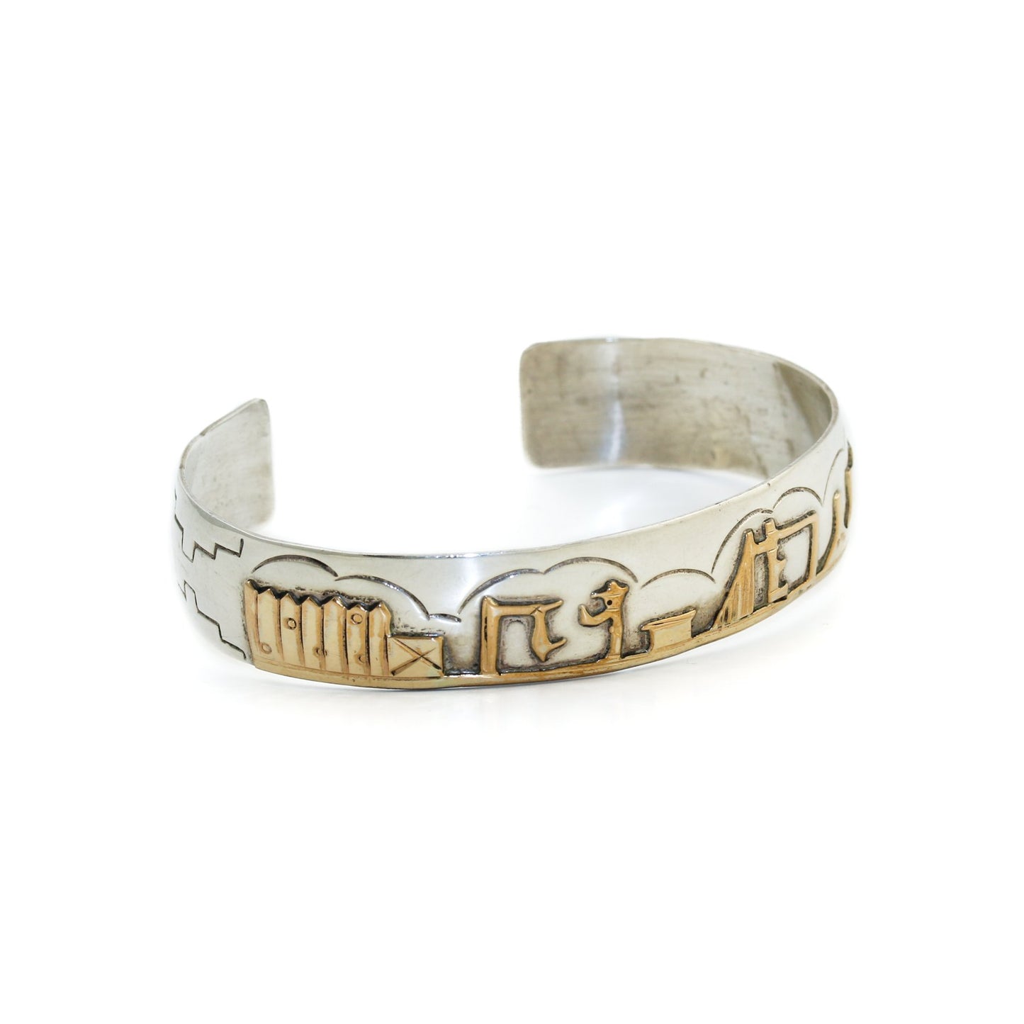Vintage Hopi Storyteller Cuff - Kingdom Jewelry