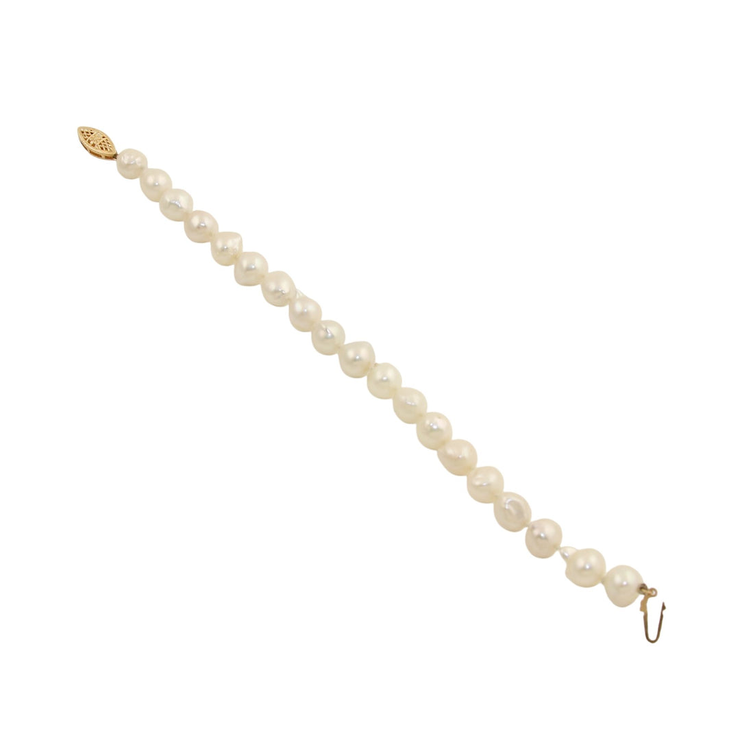 Vintage Pearl Bracelet 14k - Kingdom Jewelry