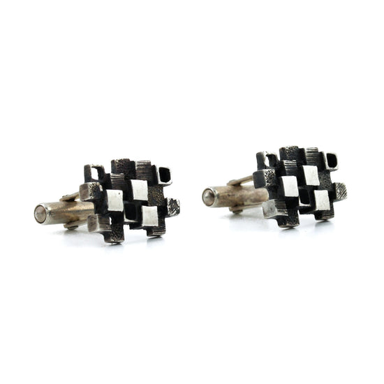 Load image into Gallery viewer, Vintage Silver Cuff links - Kingdom Jewelry
