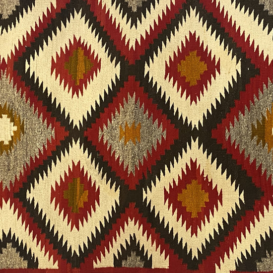 Vintage Traditional Navajo Wool Rug - Kingdom Jewelry