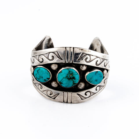 Vintage Tribal Cuff - Kingdom Jewelry