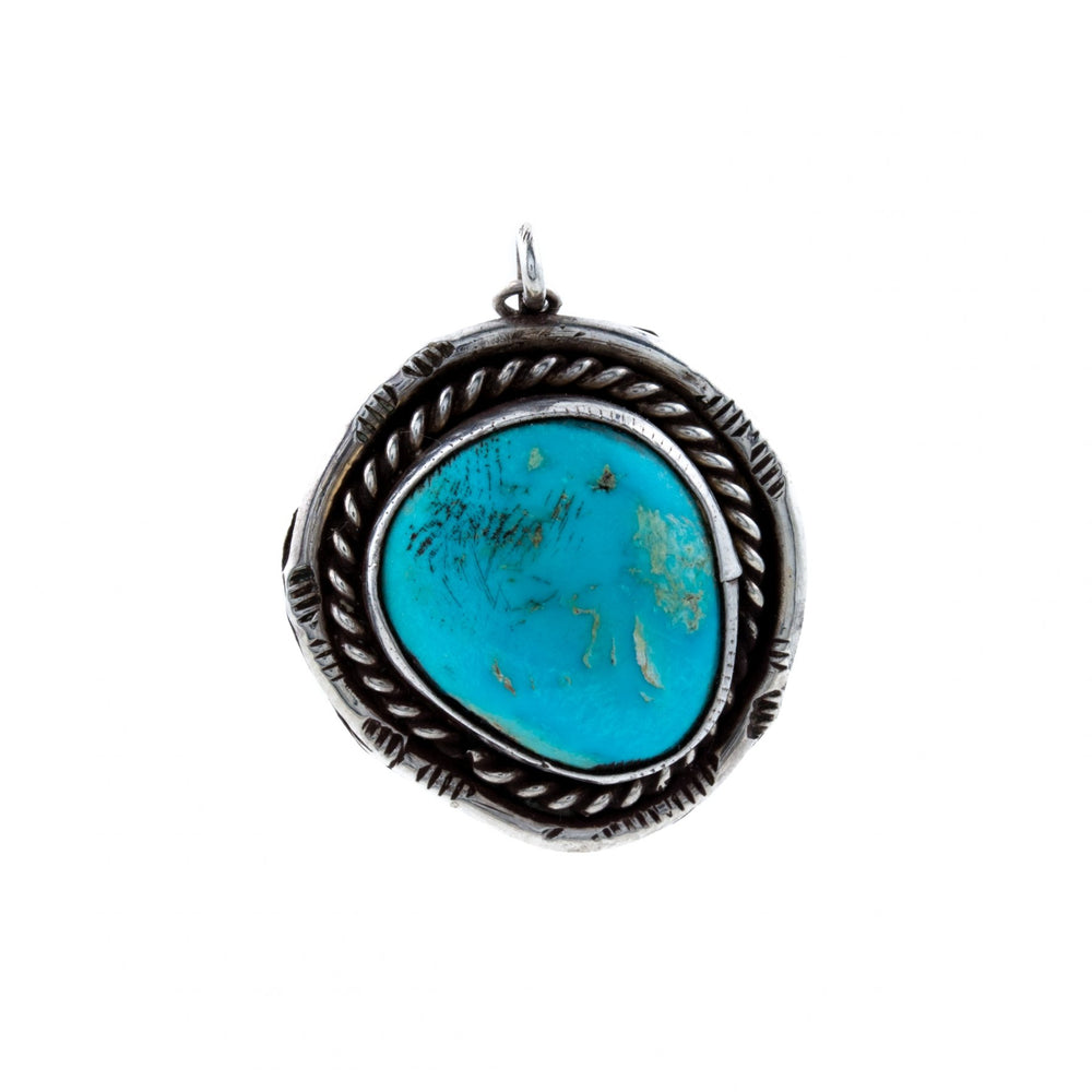 
                      
                        Vintage Twisted Rope Turquoise Pendant - Kingdom Jewelry
                      
                    