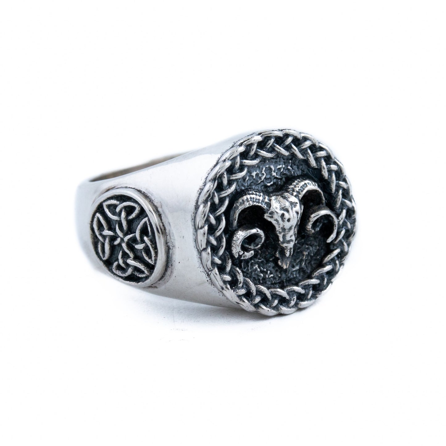 Weaved "Celtic Aries" Ring - Kingdom Jewelry