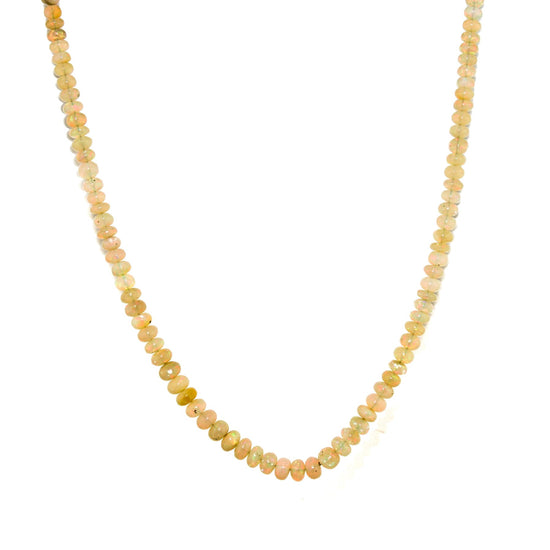 Welo Opal Beaded Necklace x 10k Clasp - Kingdom Jewelry