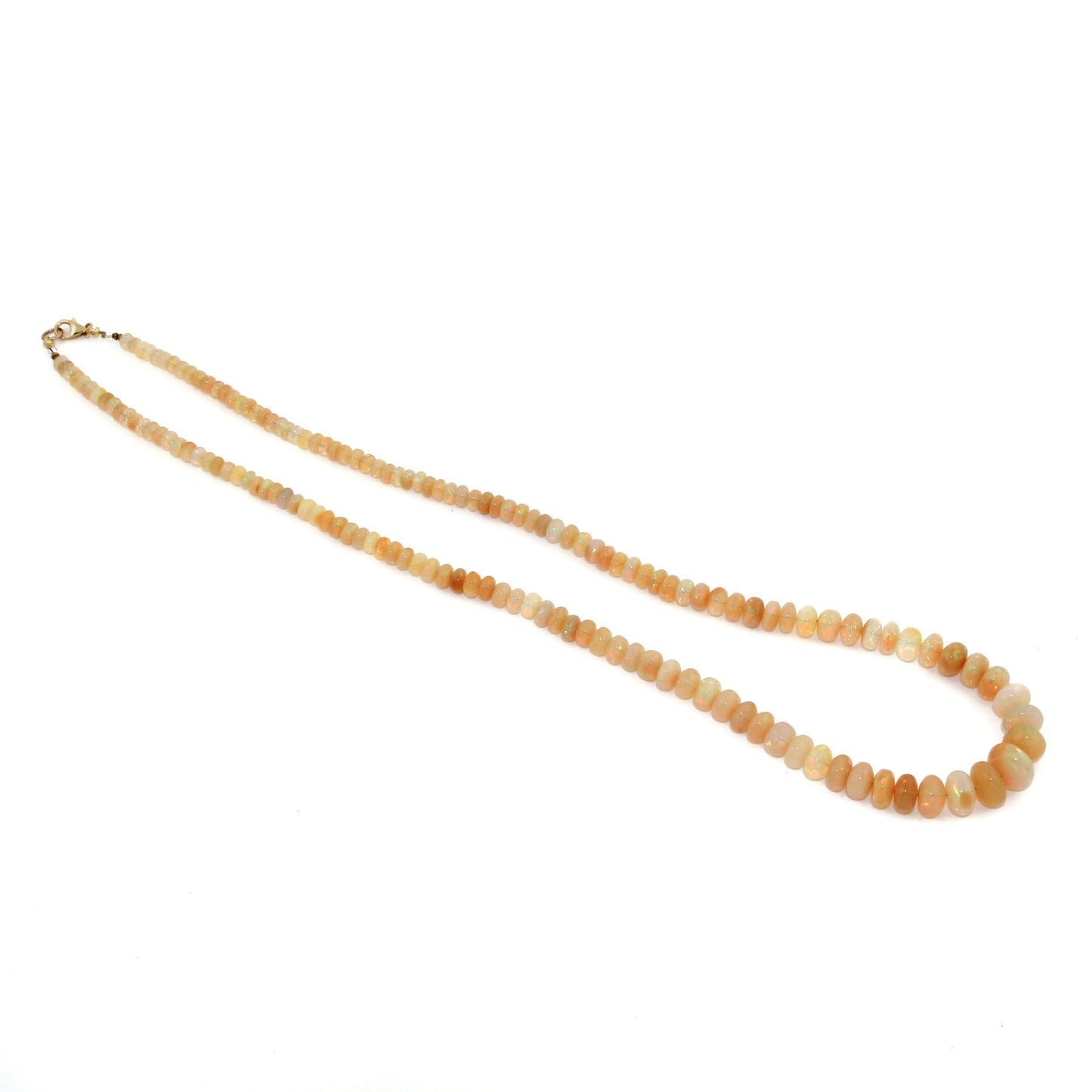 Welo Opal Beaded Necklace x 10k Gold - Kingdom Jewelry