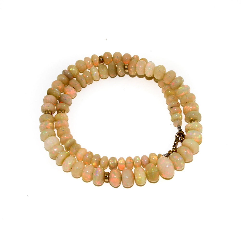 
                      
                        Welo Opal Necklace w/ 10 KT Gold Clasp - Kingdom Jewelry
                      
                    