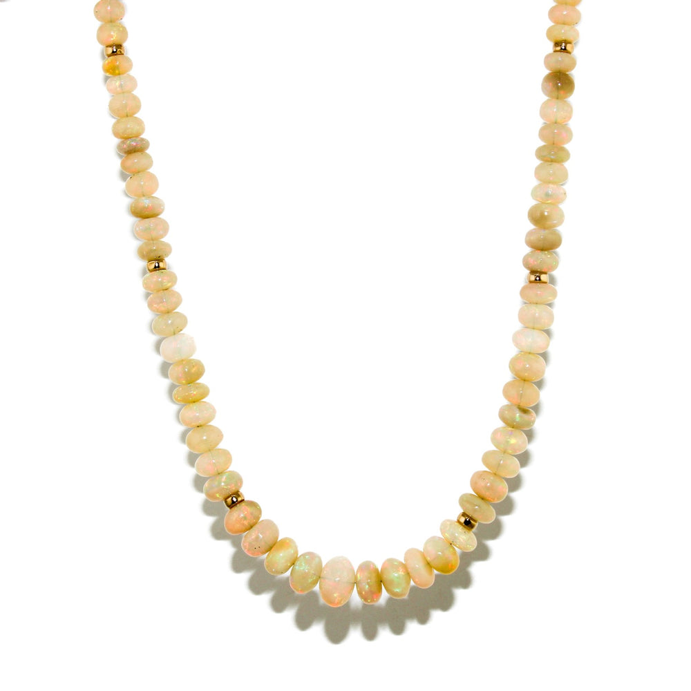 
                      
                        Welo Opal Necklace w/ 10 KT Gold Clasp - Kingdom Jewelry
                      
                    