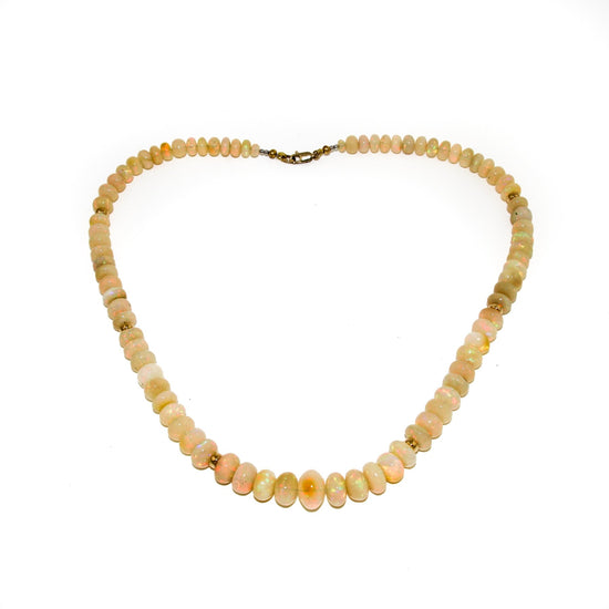 Welo Opal Necklace w/ 10 KT Gold Clasp - Kingdom Jewelry