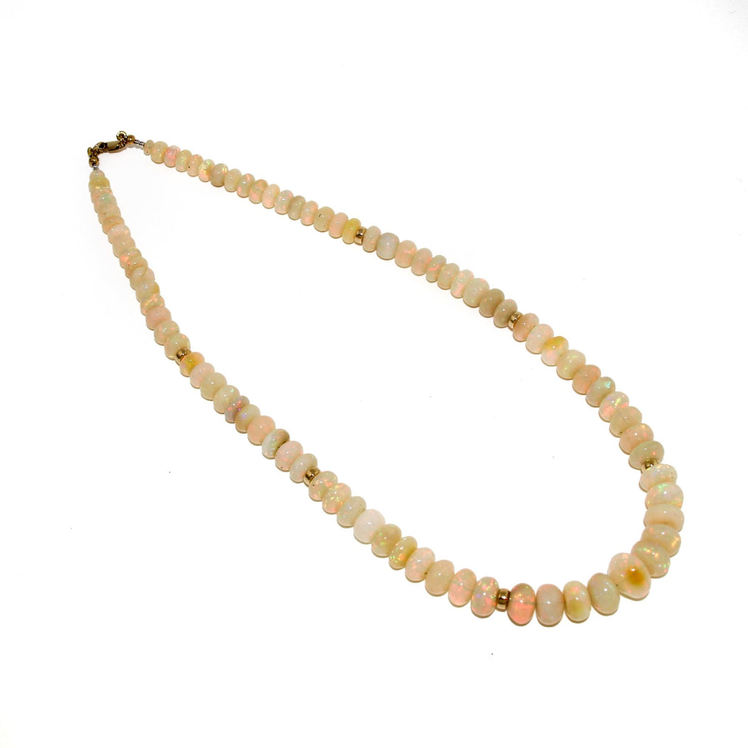 Welo Opal Necklace w/ 10 KT Gold Clasp - Kingdom Jewelry