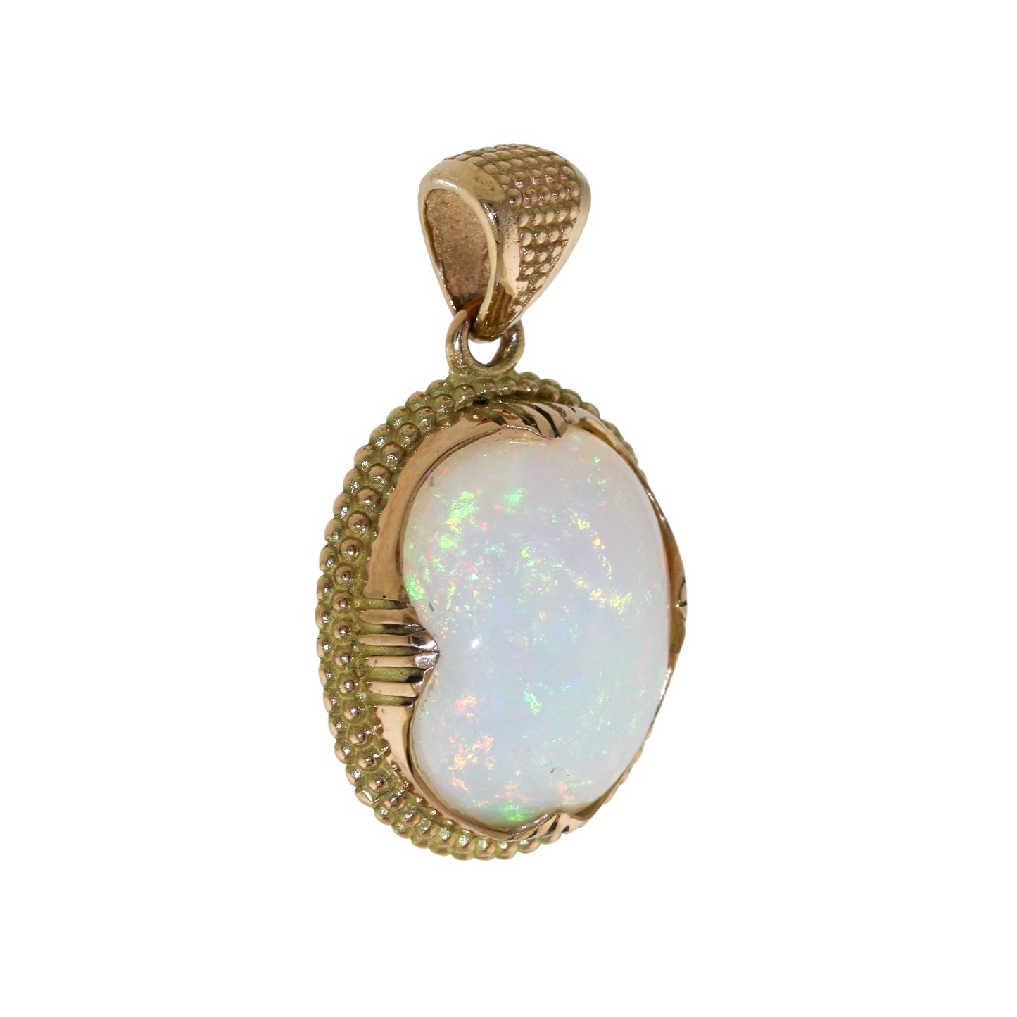 Welo Opal Pendant X 14k Gold - Kingdom Jewelry