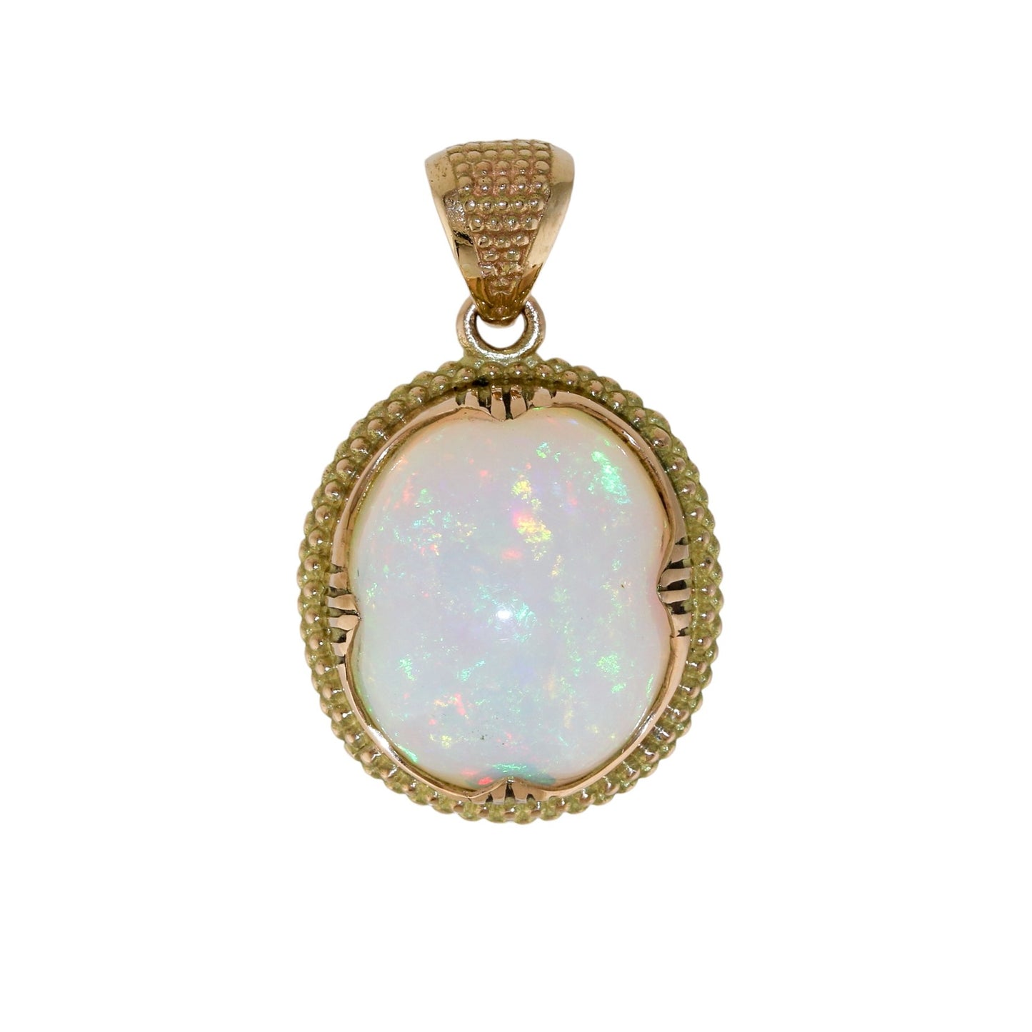 Welo Opal Pendant X 14k Gold - Kingdom Jewelry