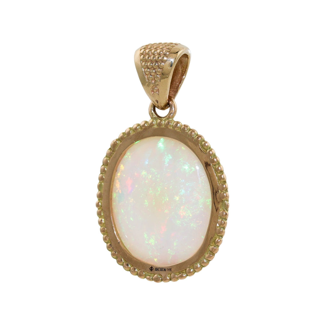 Welo Opal Pendant X 14k Gold - Kingdom Jewelry