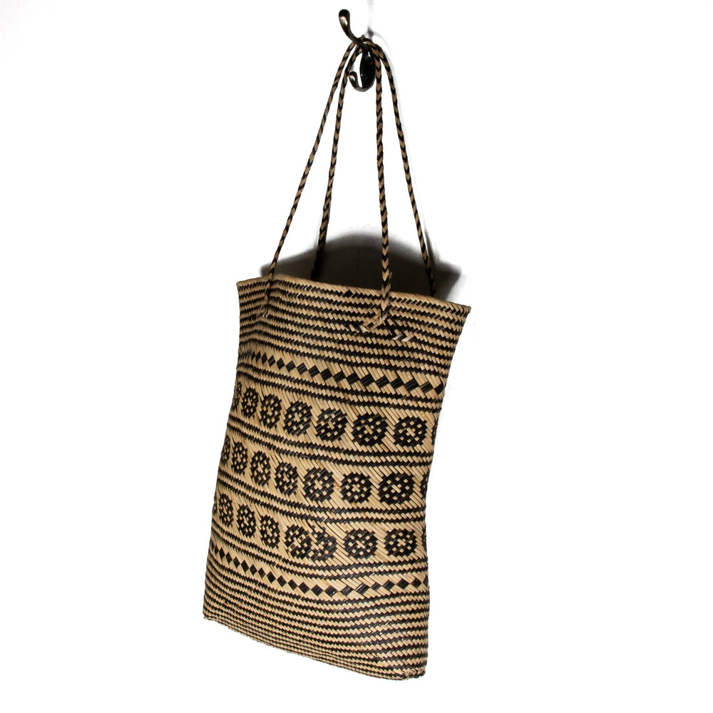 
                      
                        Wheel Pattern Rattan Tote - Kingdom Jewelry
                      
                    