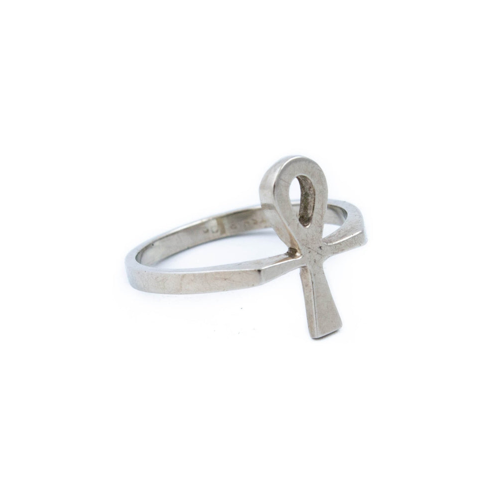 
                      
                        White Gold Ankh Ring - Kingdom Jewelry
                      
                    