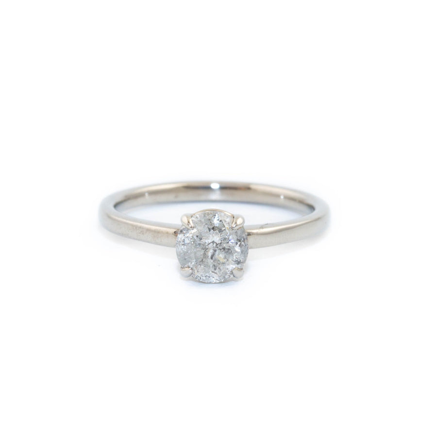 White Gold Diamond Engagement - Kingdom Jewelry