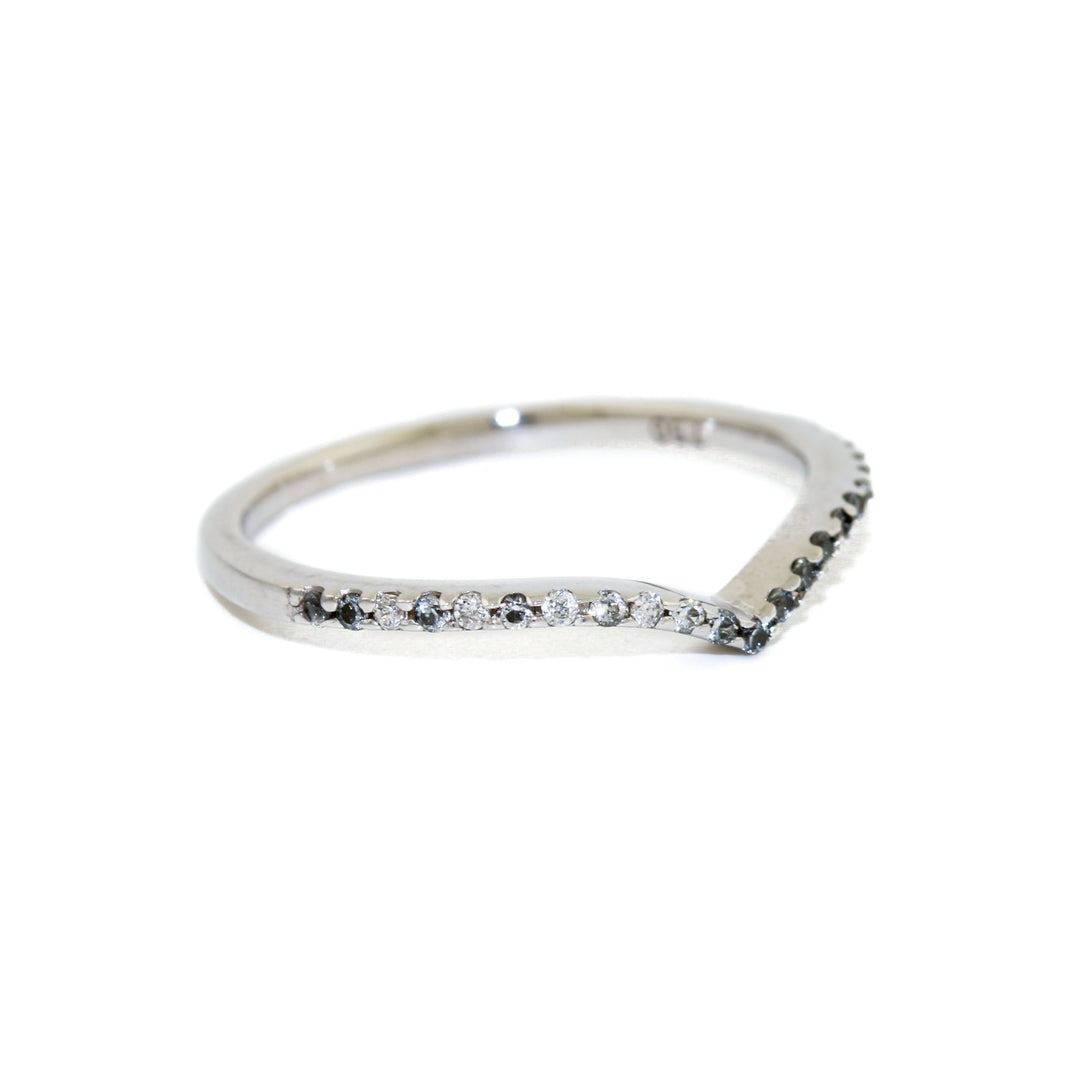 White Gold x Diamond Tiara Band - Kingdom Jewelry