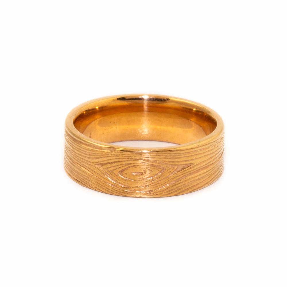 
                      
                        Woodgrain X Rose Wedding Band - Kingdom Jewelry
                      
                    