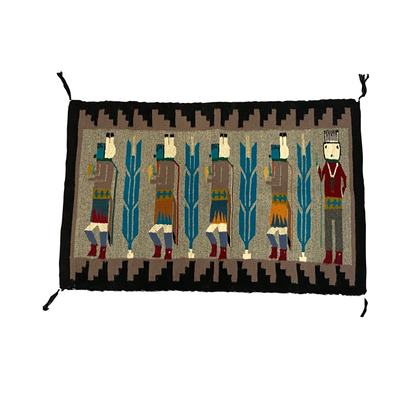 Wool Navajo Dancer Rug - Kingdom Jewelry