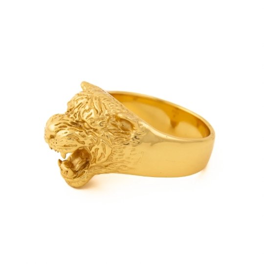 Yellow Gold The "King" Signet by Kingdom - Kingdom Jewelry