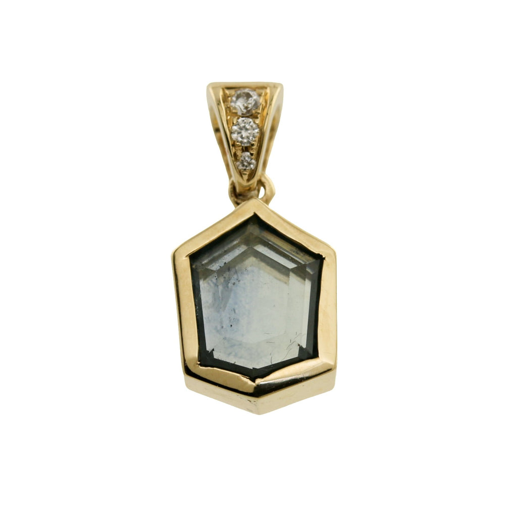 
                      
                        Yellow Portrait Cut Sapphire pendant - Kingdom Jewelry
                      
                    