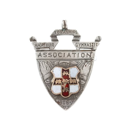 
                      
                        "Yorkshire Amateur Gymnastic Association" Shield Crest Pendant - Kingdom Jewelry
                      
                    