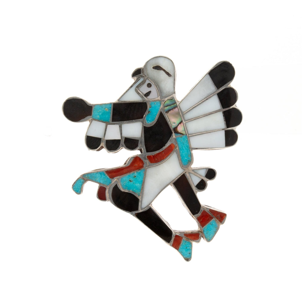 Zuni Inlay Pendant - Kingdom Jewelry